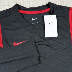 NWT Nike Dri-Fit Men's Small Black Coaches Long Sleeve Football Shirt DJ5118-013